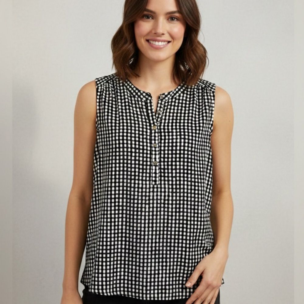 212 Collections Polka Dot Print Blouse Women’s Medium Business Casual Everyday